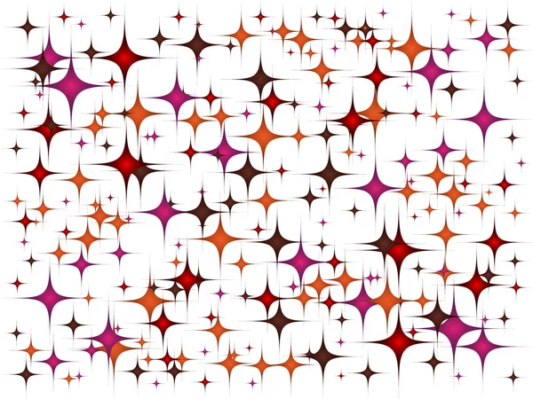 Fond coloré étoiles modèle — Image vectorielle
