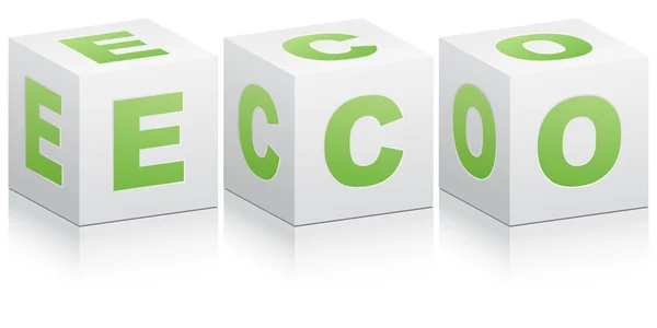 Ekologiczny ikona — Wektor stockowy