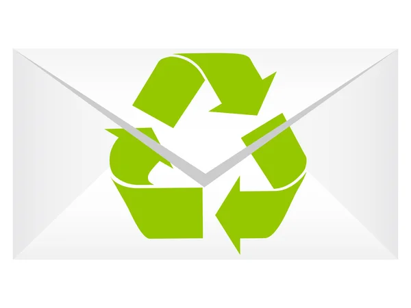 Lettera di riciclaggio — Vettoriale Stock