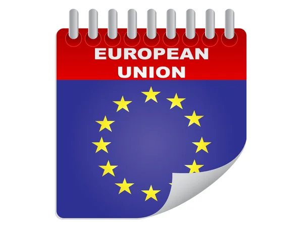 Den Evropské unie — Stockový vektor