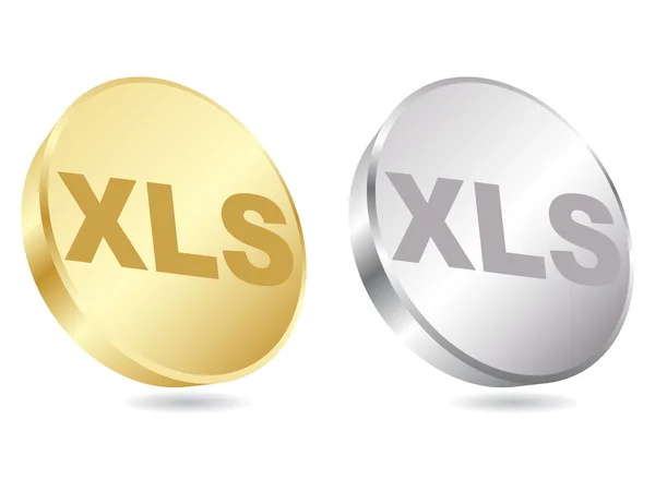 XLS formátumban — Stock Vector