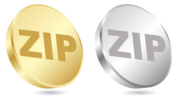 Zip kiterjesztés — Stock Vector