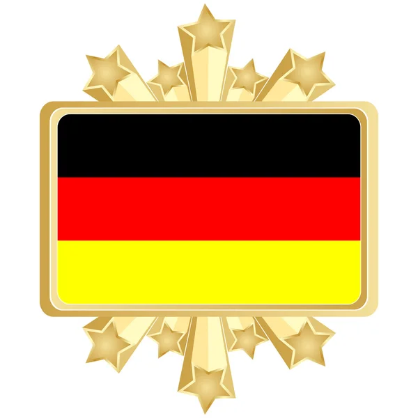 Германский флаг — стоковый вектор