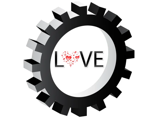 Botón de amor — Archivo Imágenes Vectoriales