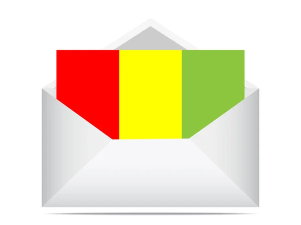 Brief van Guinee — Stockvector