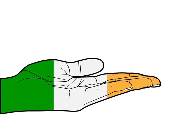 Irlands flagg — Stock vektor