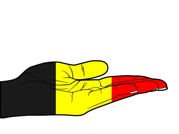 Bandera de Belgium — Vector de stock