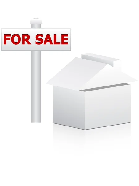 Casa en venta — Vector de stock