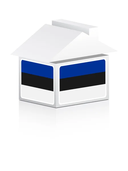 Maison estonienne — Image vectorielle