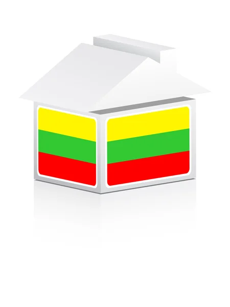 Dům z Litvy — Stockový vektor