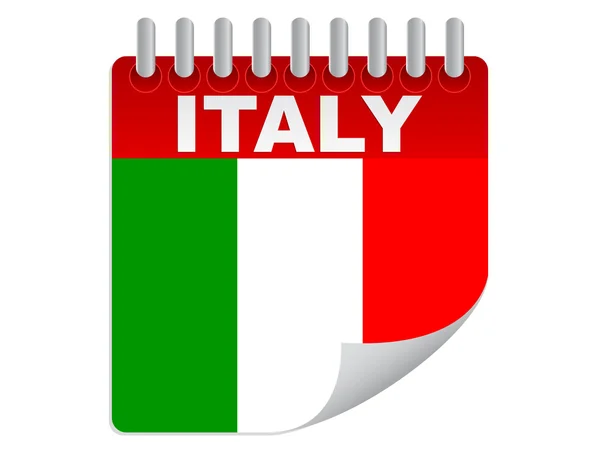 Dia de itália — Vetor de Stock
