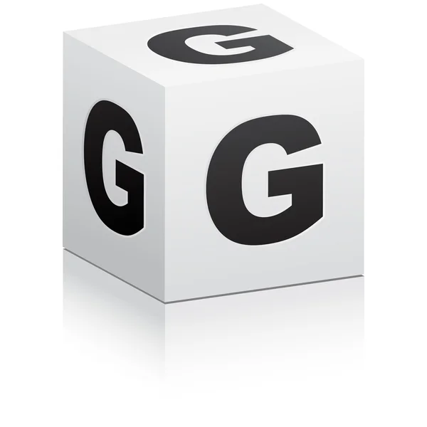 Літера g — стоковий вектор