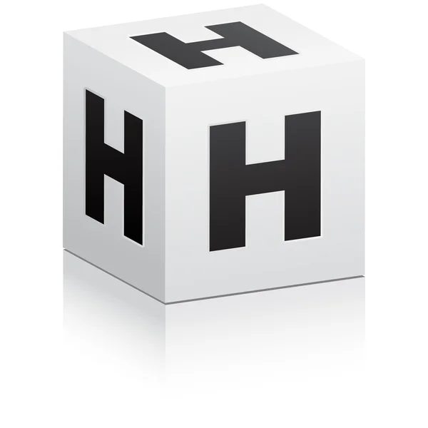 Litera h — Wektor stockowy