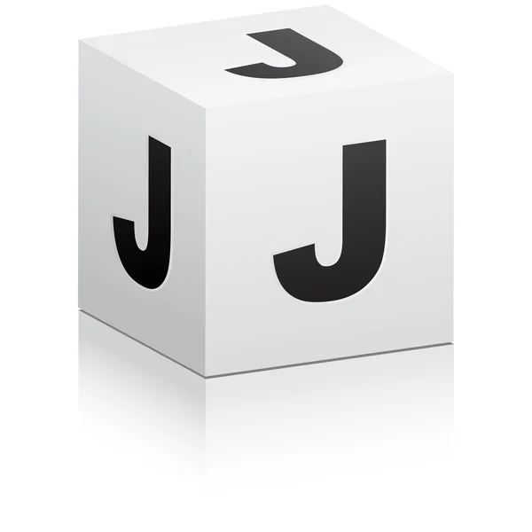 Буква J — стоковый вектор