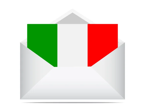 Surat dari Itali - Stok Vektor