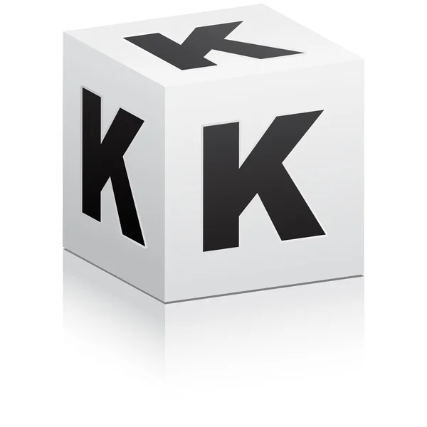 Alfabet k — Stockvector