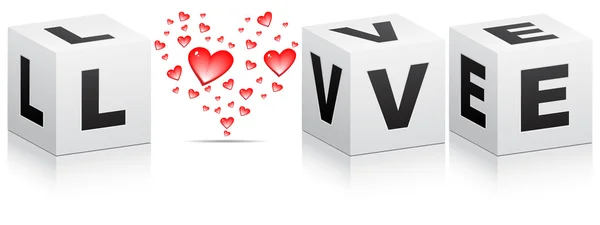 Love word — Stock Vector