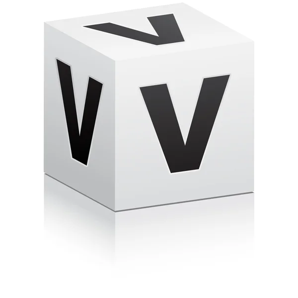 Letter v — Stock Vector