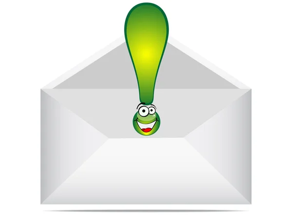 Dikkat e-posta — Stok Vektör