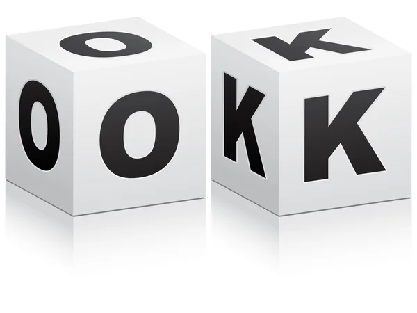 Ok Box — Stockvektor