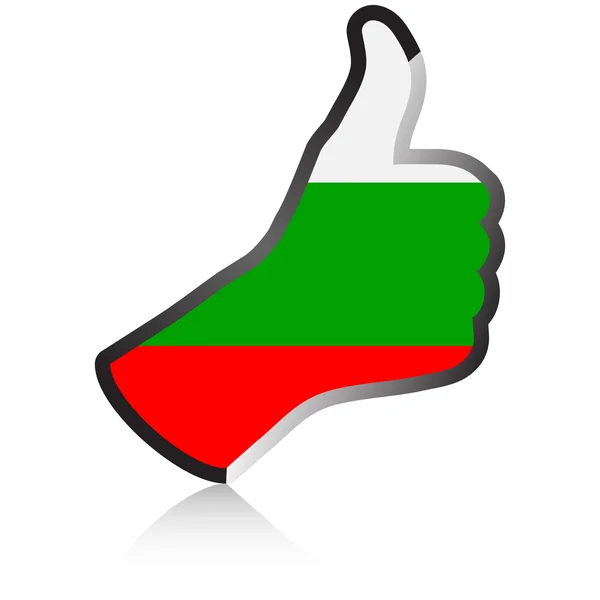 Βουλγαρικά-χέρι, δίνοντας εντάξει — Διανυσματικό Αρχείο