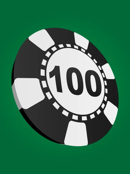 Chip de Poker — Vector de stock