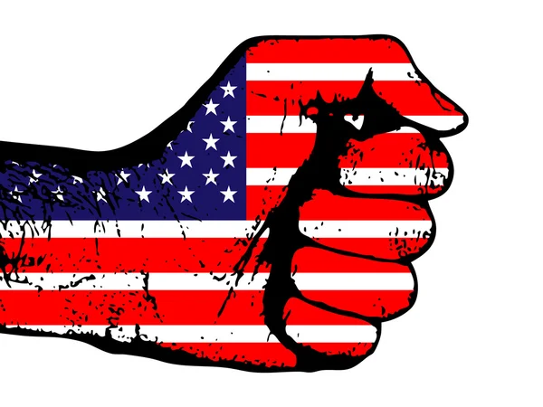 Amerikaanse vuist — Stockvector