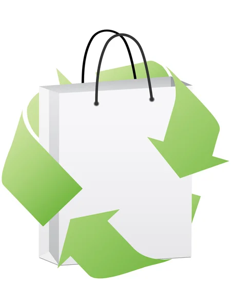 Shopping bag riutilizzabile — Vettoriale Stock