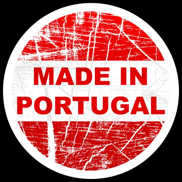 Realizzato in portoghese — Vettoriale Stock