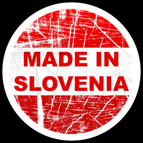 Hergestellt in Slowenien — Stockvektor
