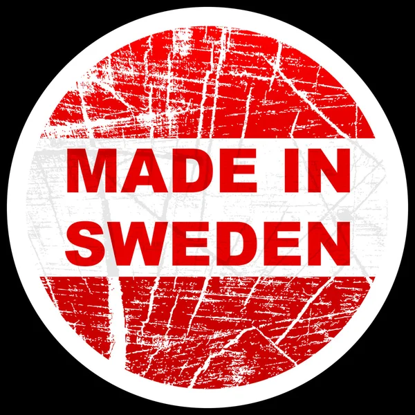 Made in svedese — Vettoriale Stock