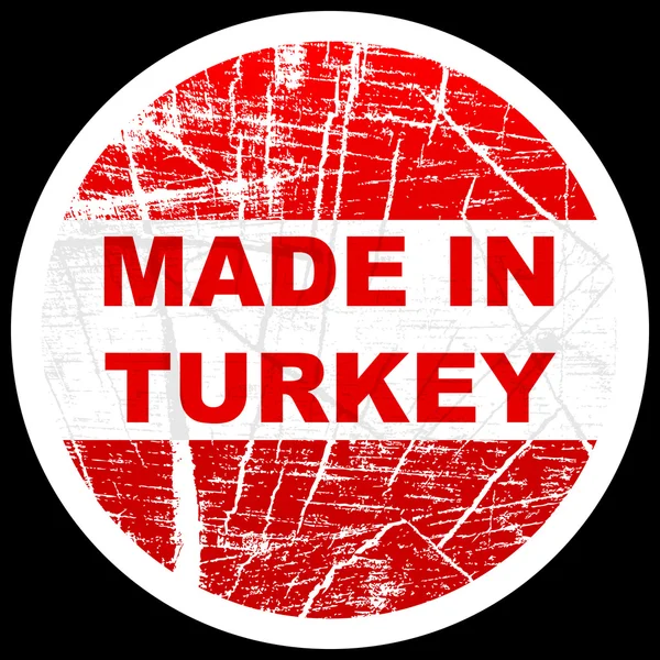 Prodotto in Turchia — Vettoriale Stock