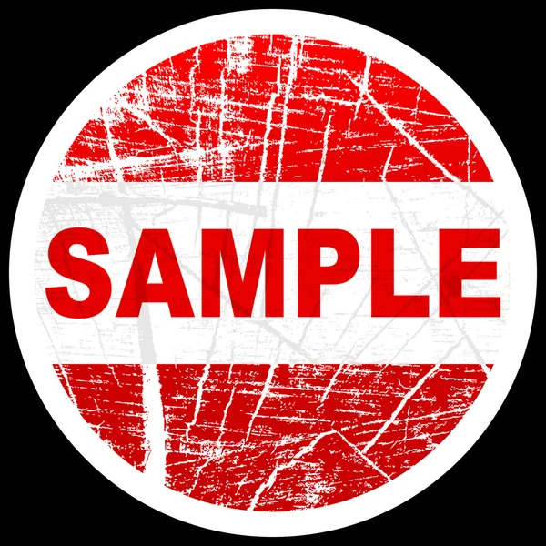 Sample stamp — Stock Vector