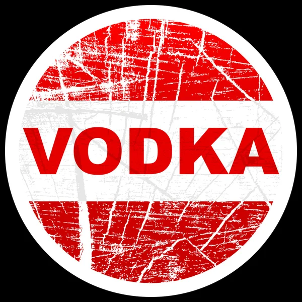 Wodka stempel — Stockvector