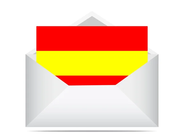 List z Hiszpanii — Wektor stockowy