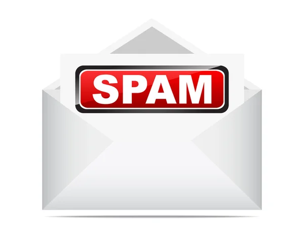 Spam email — Stock Vector