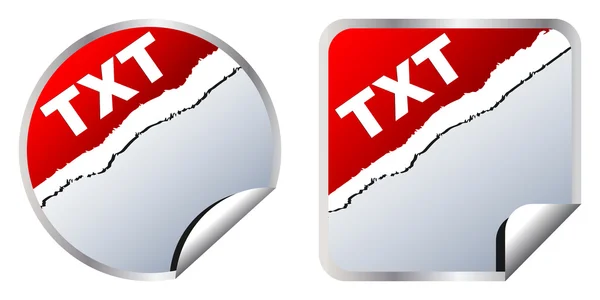 Txt format — Stock Vector