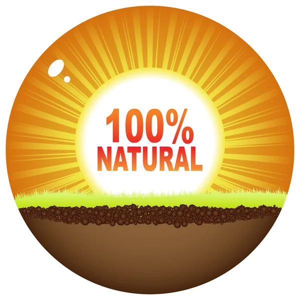 Naturel 100 — Image vectorielle