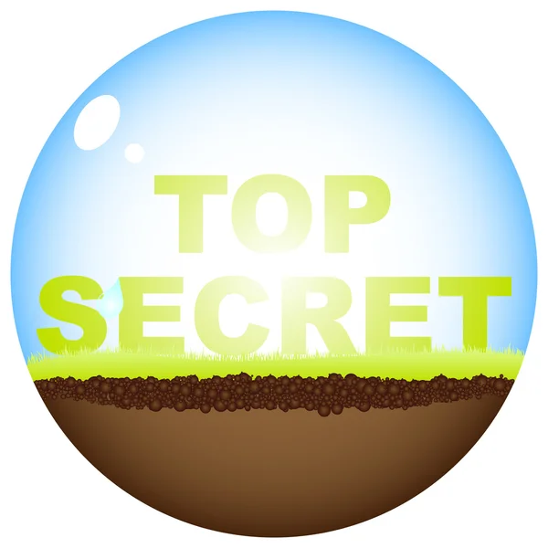 Timbro top secret — Vettoriale Stock