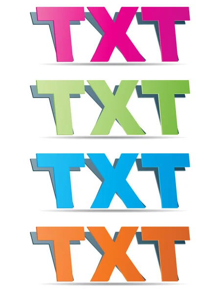 Txt 格式 — 图库矢量图片