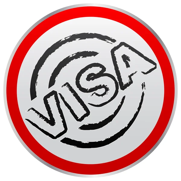 Timbres de visa — Image vectorielle
