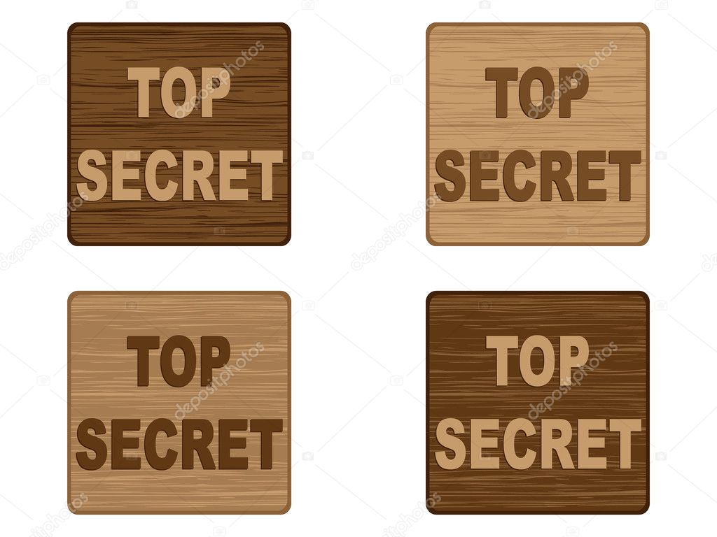 top secret badge