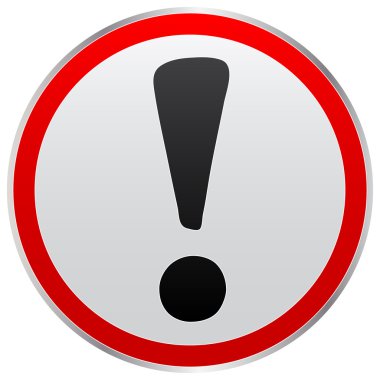 Error icon clipart