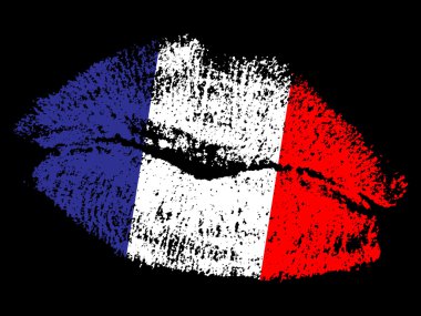 french kiss clipart