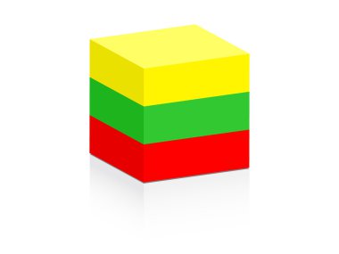 Litvanya bayrağı kutusunu