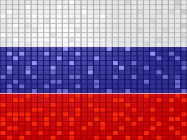 flag of russia clipart