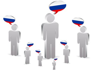 group of russian clipart