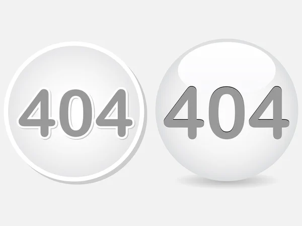 404-es hiba-jel — Stock Vector