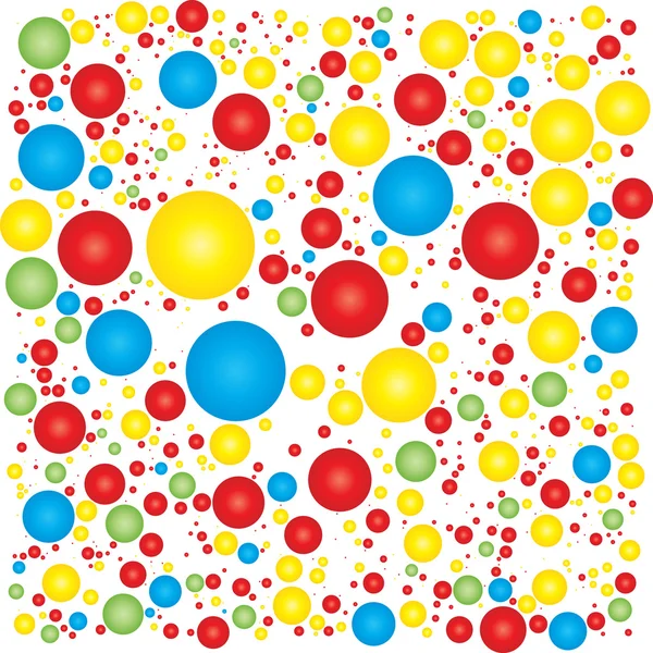 Fond abstrait fait de gouttes colorées — Image vectorielle