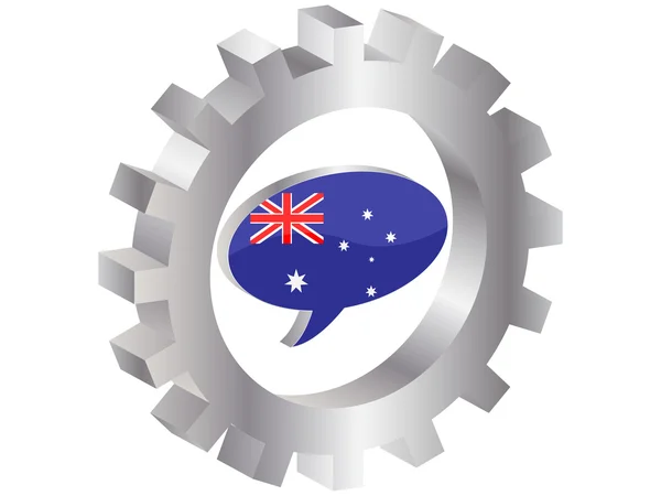 Bandeira da Austrália — Vetor de Stock